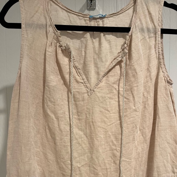 J. McLaughlin Cream Sleeveless Dress - Picture 2 of 7